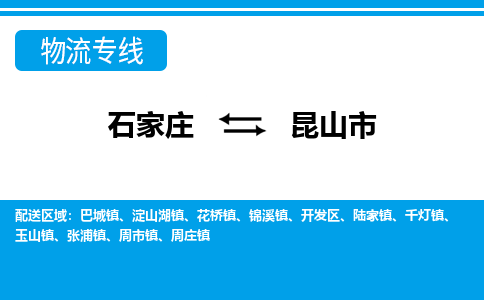 石家庄到昆山市物流专线-石家庄至昆山市货运公司-优势线路