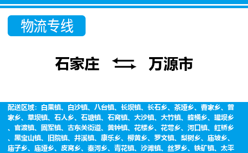 石家庄到万源市物流专线-石家庄至万源市货运公司-优势线路